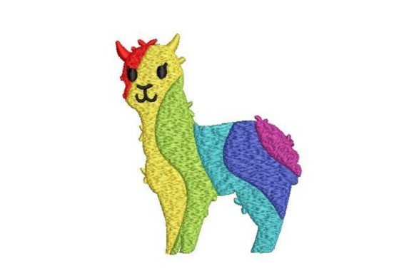 Alpaca: A Cheerful Embroidery Design for Handmade Gifts