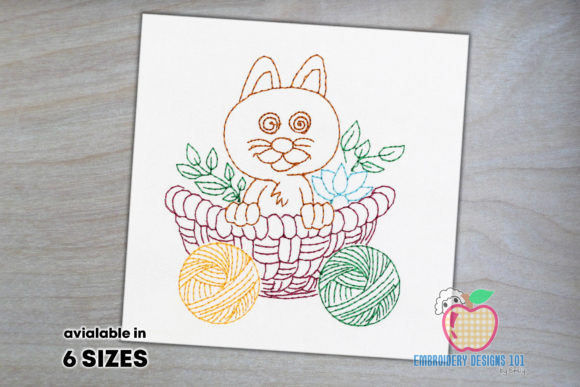 Cute Kitty Sitting in Basket: A Designer’s Review