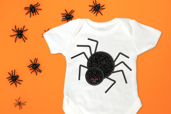 Cute Spider Halloween Applique Review