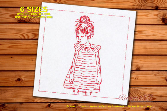 Review: Girl in Pattern Dress for Boutique Sweatshirts