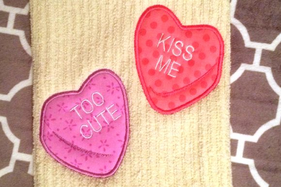Reviewing Conversation Hearts Applique for Apparel