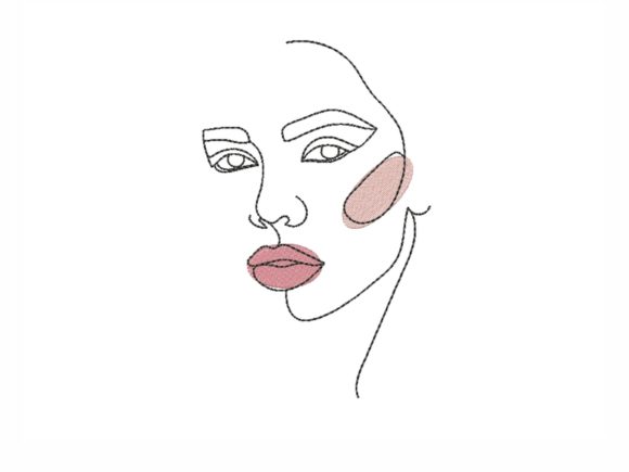 Reviewing Face: A Modern Embroidery Design for Craft Fairs