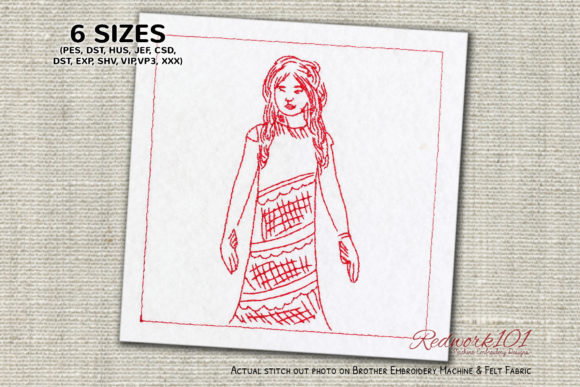 Reviewing Girl Flaunting Dress for Craft Fairs