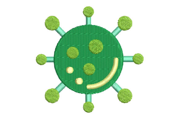 Reviewing the Coronavirus Embroidery Design
