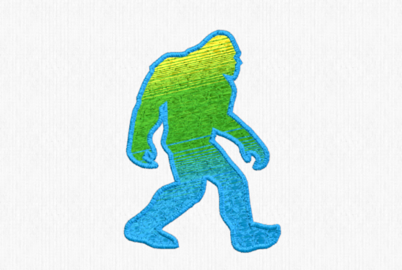 Reviewing the Ombre Bigfoot Silhouette Design